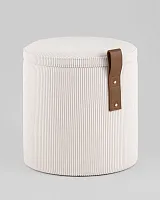 Пуф Руни XS с ящиком, вельвет белый УТ000040200 Stool Group Пуф Руни XS с ящиком, вельвет белый УТ000040200 Stool Group